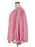 Torrid Polka Dots Pink Long Sleeve Blouse Size 2X Plus (2) - photo 5
