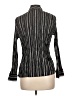 East5th Stripes Black Long Sleeve Blouse Size L - photo 2