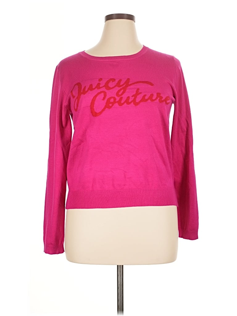 Juicy Couture Pullover Sweater In Pink