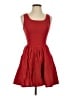 Gap Solid Red Casual Dress Size XS - photo 1