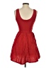 Gap Solid Red Casual Dress Size XS - photo 2