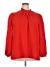 MELLODAY 100% Polyester Red 3/4 Sleeve Blouse Size 2X - photo 1