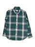 Crewcuts 100% Cotton Plaid Green Long Sleeve Button-Down Shirt Size 6 - 7 - photo 1