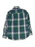 Crewcuts 100% Cotton Plaid Green Long Sleeve Button-Down Shirt Size 6 - 7 - photo 2