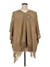 Unbranded 100% Acrylic Tan Poncho Size XXL (estimated) - photo 2