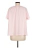 Assorted Brands 100% Polyester Pink Short Sleeve Blouse Size EU (FR) 40 / US 8 - photo 2