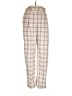 Monki Plaid Ivory Casual Pants Size EU 36 / US 6 - photo 1
