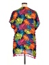 Assorted Brands 100% Polyester Blue Short Sleeve Blouse Size XL - photo 2