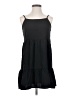 Unbranded Solid Black Casual Dress Size XS - photo 1