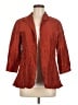 Chico's 100% Silk Red 3/4 Sleeve Silk Top Size Med (1) - photo 1