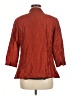 Chico's 100% Silk Red 3/4 Sleeve Silk Top Size Med (1) - photo 2