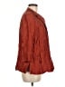 Chico's 100% Silk Red 3/4 Sleeve Silk Top Size Med (1) - photo 4