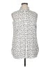 Merona Polka Dots White Sleeveless Blouse Size XL - photo 1