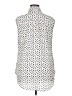 Merona Polka Dots White Sleeveless Blouse Size XL - photo 2