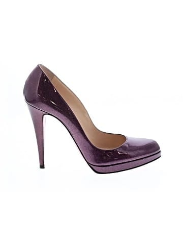 Christian Louboutin Glitter Patent Leather Bianca Pumps 120mm (view 1)