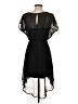 Delirious 100% Polyester Solid Black Cocktail Dress Size S - photo 2