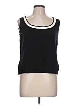St. John Caviar Sleeveless Top