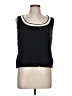 St. John Caviar Black Sleeveless Top Size L - photo 1