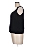 St. John Caviar Black Sleeveless Top Size L - photo 5