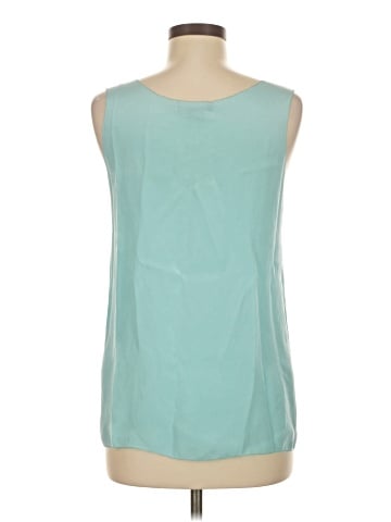 PaperWhite Sleeveless Silk Top (view 2)