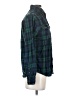 George 100% Cotton Plaid Green Long Sleeve Button-Down Shirt Size S - photo 4