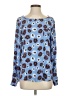 Ann Taylor LOFT 100% Polyester Blue Long Sleeve Blouse Size S - photo 1