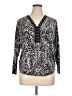 Ariella Paisley Black 3/4 Sleeve Blouse Size XL (estimated) - photo 1
