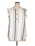 JunaRose Stripes Ivory Sleeveless Blouse Size 14 - photo 1