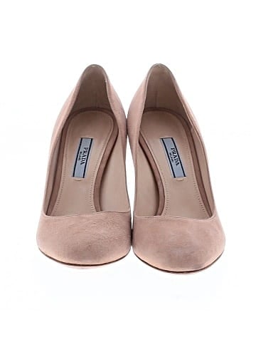 Prada Suede Block Heels (view 2)