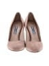 Prada Tan Pink Suede Block Heels Size EU 36 1/2 - photo 2