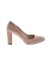Prada Tan Pink Suede Block Heels Size EU 36 1/2 - photo 1