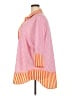 Tuckernuck 100% Polyester Stripes Orange 3/4 Sleeve Blouse Size XXL - photo 5