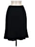 Louben Solid Black Formal Skirt Size 8 - photo 1