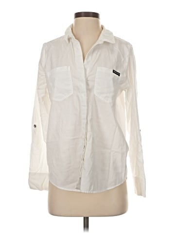 CALVIN KLEIN JEANS Long Sleeve Button-Down Shirt (view 1)
