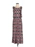 Robert Louis Chevron-herringbone Blue Casual Dress Size M - photo 1