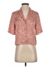 Wilfred 100% Polyester Paisley Pink Short Sleeve Blouse Size XXS - photo 1