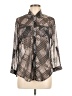 Belle Du Jour 100% Polyester Gray 3/4 Sleeve Blouse Size M - photo 1