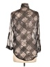 Belle Du Jour 100% Polyester Gray 3/4 Sleeve Blouse Size M - photo 2