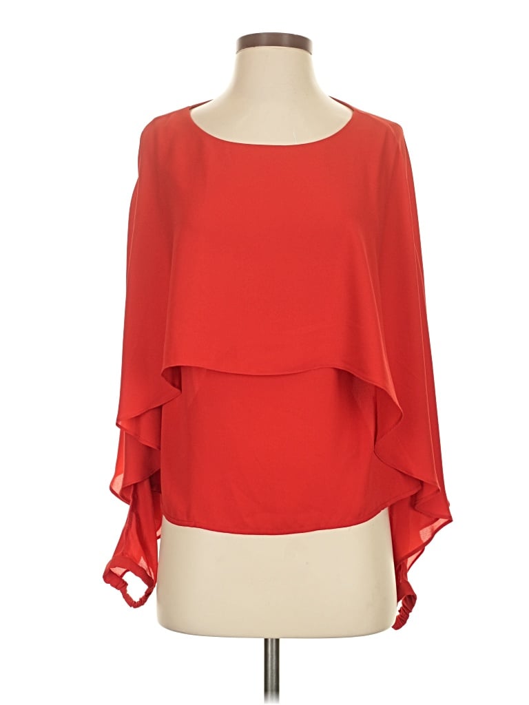 Pre-owned Jack By Bb Dakota 3/4 Sleeve Blouse In Red