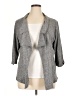 Christopher & Banks 100% Cotton Gray Cardigan Size XL - photo 1