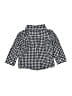 Carter's 100% Cotton Checkered-gingham Black Long Sleeve Button-Down Shirt 12-18 MO / 18 MO - photo 2