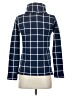 J.Crew Factory Store 100% Polyester Checkered-gingham Blue Turtleneck Sweater Size XXS - photo 2