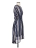 The Korner 100% Polyester Stripes Blue Casual Dress Size S - photo 4