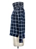 J.Crew Factory Store 100% Polyester Checkered-gingham Blue Turtleneck Sweater Size XXS - photo 5