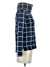 J.Crew Factory Store 100% Polyester Checkered-gingham Blue Turtleneck Sweater Size XXS - photo 4