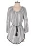 Ecote 100% Polyester Stripes Gray Romper Size S - photo 1