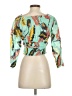 Express Teal 3/4 Sleeve Blouse Size XS - photo 2