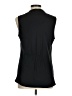 Nic + Zoe 100% Polyester Black Sleeveless Blouse Size M - photo 2