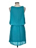 Maison Jules 100% Polyester Solid Teal Casual Dress Size M - photo 2