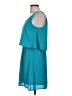 Maison Jules 100% Polyester Solid Teal Casual Dress Size M - photo 5